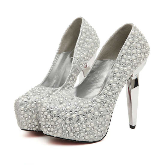 Fashion Pumps Rhinestone Platform Women Shoes on Luulla